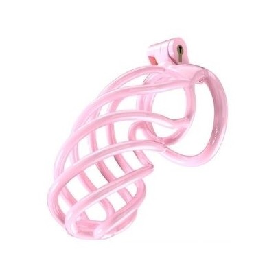 Cage de chasteté Tortille XXL 12.5 x 3.4 cm Rose disponible sur Fun et plaisirs