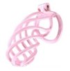 Cage de chasteté Tortille XXL 12.5 x 3.4 cm Rose