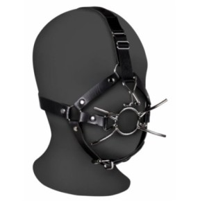 Bâillon avec Crochet nasal Gag Cross noir disponible sur Fun et plaisirs