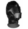 Cagoule avec Masque et Bâillon Blind Mask Gag Noire