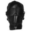 Cagoule avec Masque et Bâillon Blind Mask Gag Noire