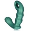 Stimulateur de prostate Beaded 10 x 3.5cm Vert métallisé