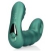 Stimulateur de prostate Beaded 10 x 3.5cm Vert métallisé