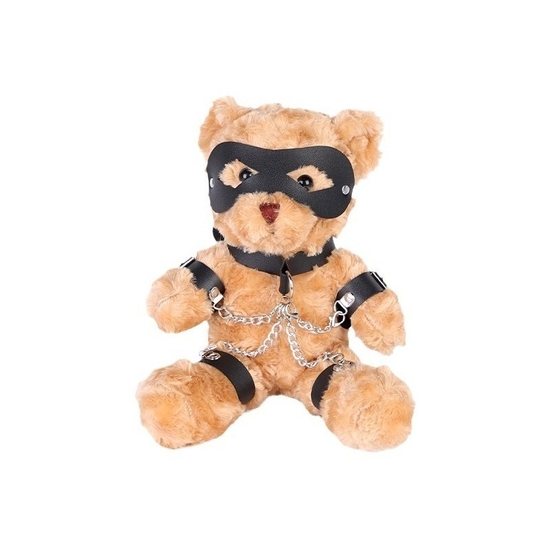 Ours Peluche Teddy Bear Bondage 31cm Marron