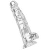 Gode Réaliste Diamond Dick 18 x 4.9cm Transparent