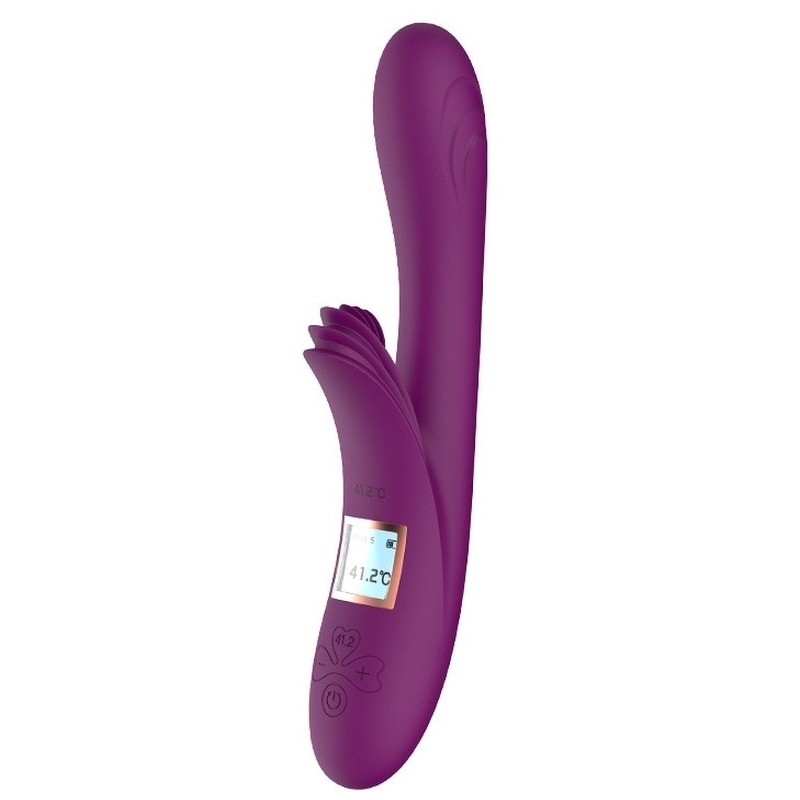 Vibro Rabbit chauffant Lilo Heat 23 cm Violet