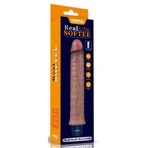 Gode vibrant Softee Bizz 20 x 3.7 cm Marron