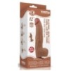 Gode Sliding Skin 23 x 6cm Marron