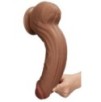 Gode Sliding Skin 23 x 6cm Marron