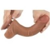 Gode Sliding Skin 14 x 3.5 cm Marron