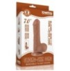 Gode Sliding Skin 12 x 3.7cm Marron