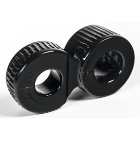 Ballstretcher Zizi Trainer Double Ring 25 mm Noir disponible sur Fun et plaisirs