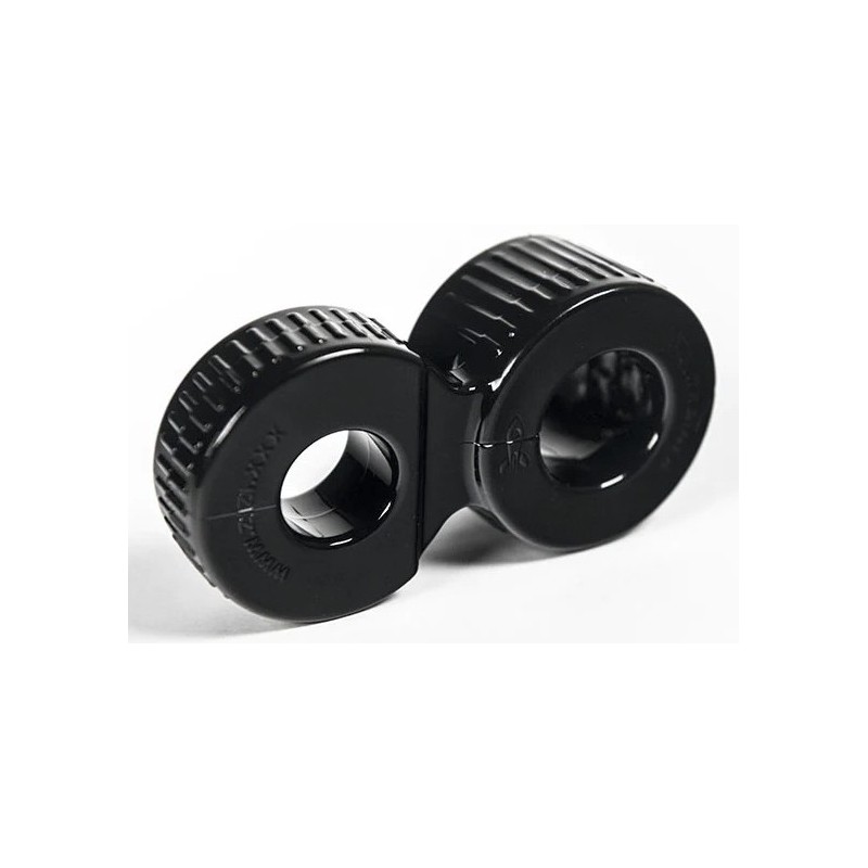 Ballstretcher Zizi Trainer Double Ring 25 mm Noir