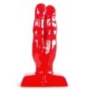 Plug Zizi Double Finger Fuck 10 x 4 cm Rouge