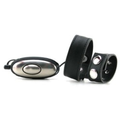 Electro Cockring Cuir- Électro Stimulations en stock sur Fun et plaisirs