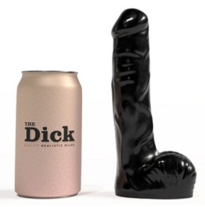 Gode Richard The Dick 15 x 4.2 cm Noir disponible sur Fun et plaisirs