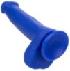 Gode vibrant Captain 16 x 4 cm Bleu