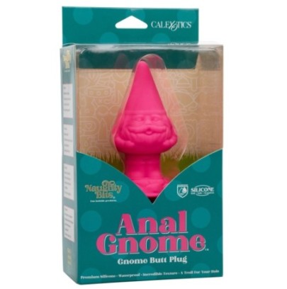 Naughty Bits Anal Gnome Gnome Butt Plug Pink