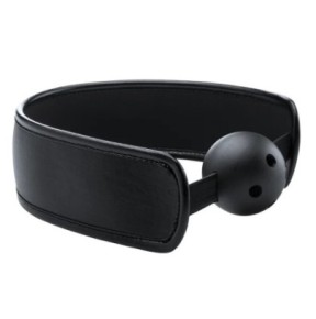 Bâillon Boule Gag Strap Noir disponible sur Fun et plaisirs