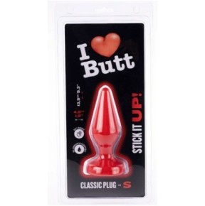 Plug Classic S I Love Butt 11 x 4.3 cm Rouge