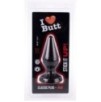 Plug Classic M I Love Butt 13 x 5.3 cm Noir