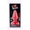 Plug Classic M I Love Butt 13 x 5.3 cm Rouge