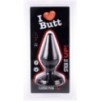 Plug Classic L I Love Butt 15 x 6.8 cm Noir