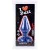 Plug Classic L I Love Butt 15 x 6.8 cm Bleu