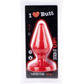 Plug Classic XL I Love Butt 17 x 7.5 cm Rouge