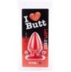 Plug Fat S I Love Butt 11 x 6 cm Rouge