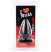 Plug Fat M I Love Butt 14 x 7.5 cm Noir