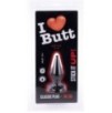 Plug Classic XS I Love Butt 9 x 3 cm Noir