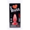 Plug Classic XS I Love Butt 9 x 3 cm Rouge