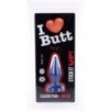 Plug Classic XS I Love Butt 9 x 3 cm Bleu