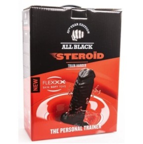 Gode ABS11 The Personal Trainer All Black Steroïd 31 x 15cm