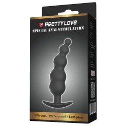 Stimulateur de Prostate silicone noir 11 x 2.9 cm