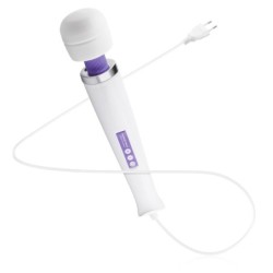 Vibromasseur My Magic Wand - Tête 58mm Violet- Wands Puissants en stock sur Fun et plaisirs