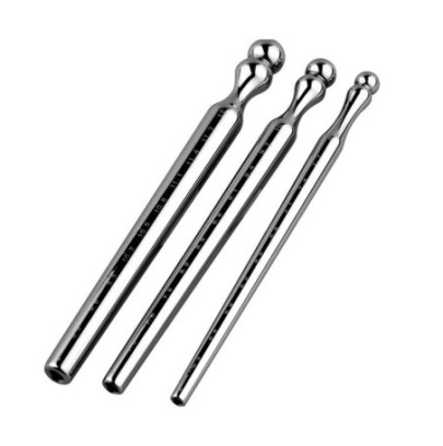 Plug d'urètre percé Holl Dilator S 11 cm - Diamètre 5-8mm