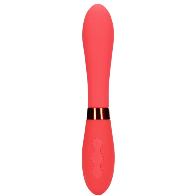 Vibromasseur Smooth Line 11 x 3.4 cm Rouge