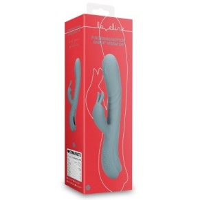 Vibro Rabbit Fingering Motion 23 cm Gris