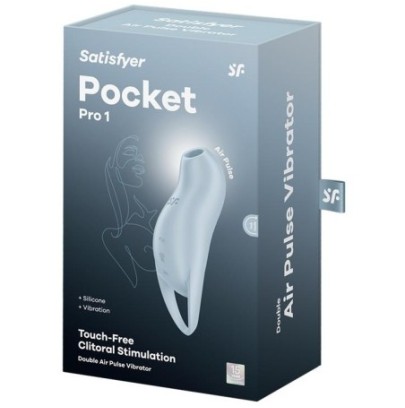 Stimulateur de Clitoris Pocket Pro 1 Bleu