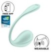 Vibromasseur Connecté Point G Smooth Petal 8.5 x 3.8cm Vert Menthe