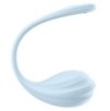 Vibromasseur Connecté Point G Smooth Petal 8.5 x 3.8cm Bleu Clair