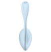 Vibromasseur Connecté Point G Smooth Petal 8.5 x 3.8cm Bleu Clair