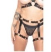 Harnais de Cuisses Harness Couture Noir