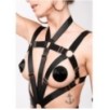 Harnais Corps Harness Couture Noir