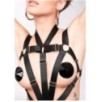 Harnais Corps Harness Couture Noir