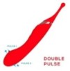 Stimulateur de clitoris Onax Double Pulse Rouge