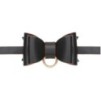 Collier Laisse Bowtie Noir et Rouge