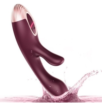 Vibro Rabbit Kelly 10 x 3.2cm Bordeaux